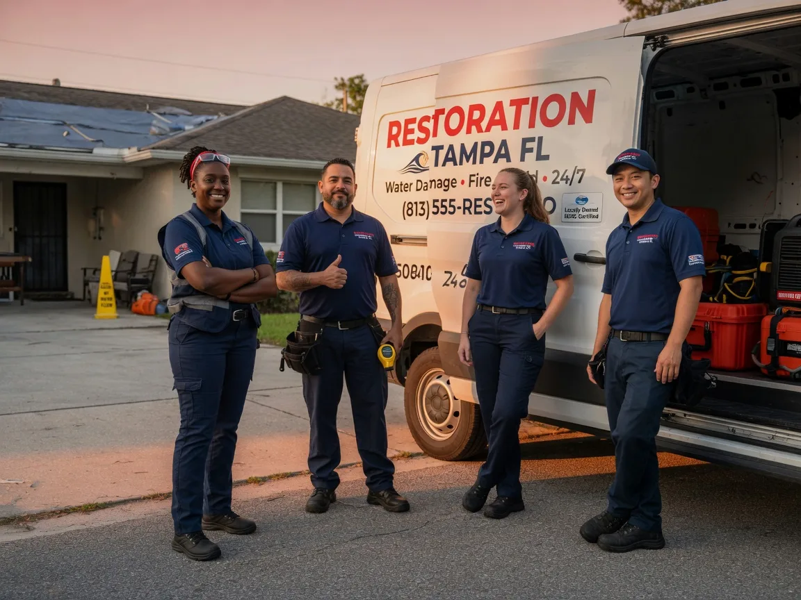 Water Damage Restoration company in New Athens, OH
